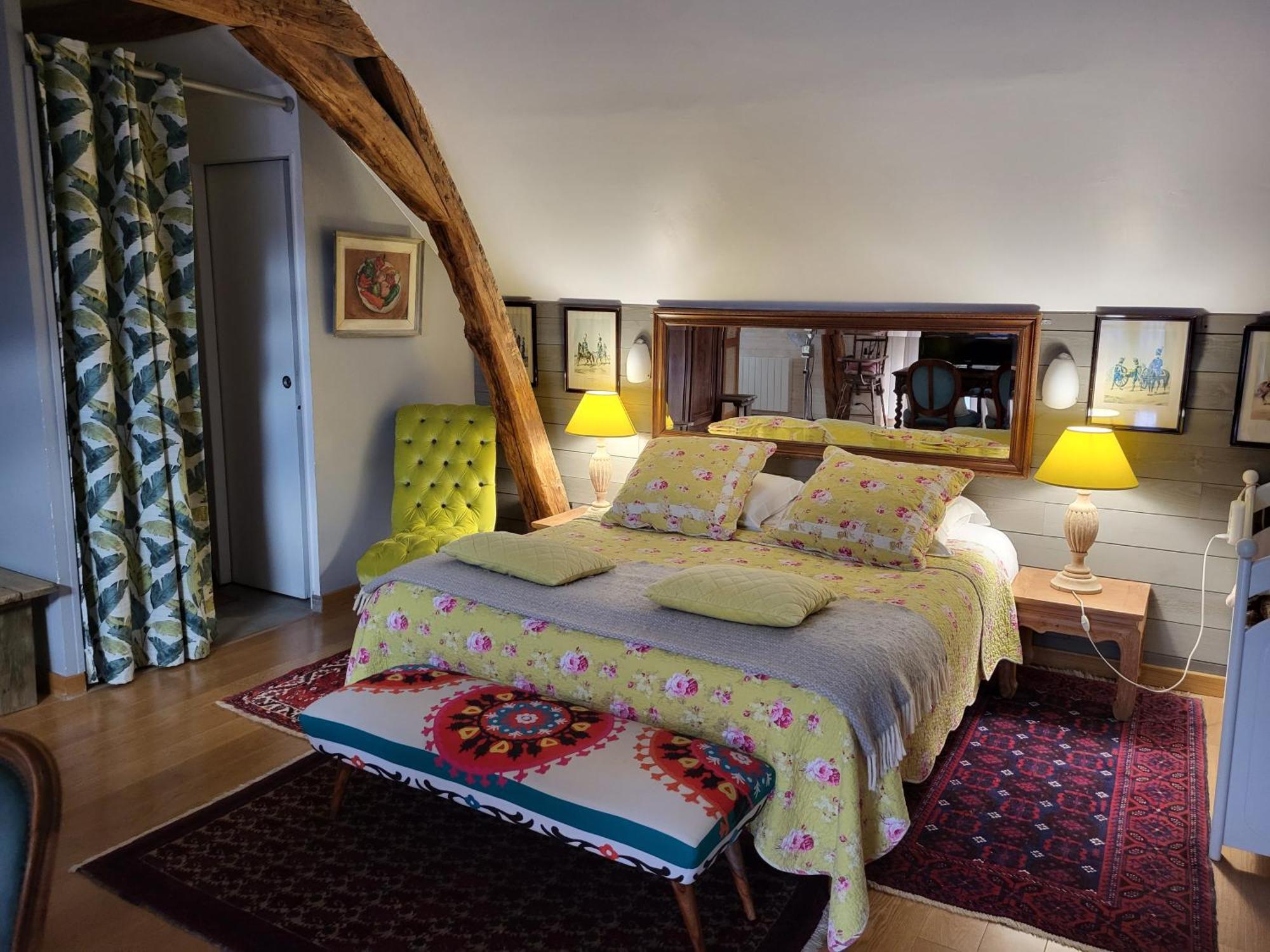 Bed and Breakfast Les Glycines Ury Exteriér fotografie