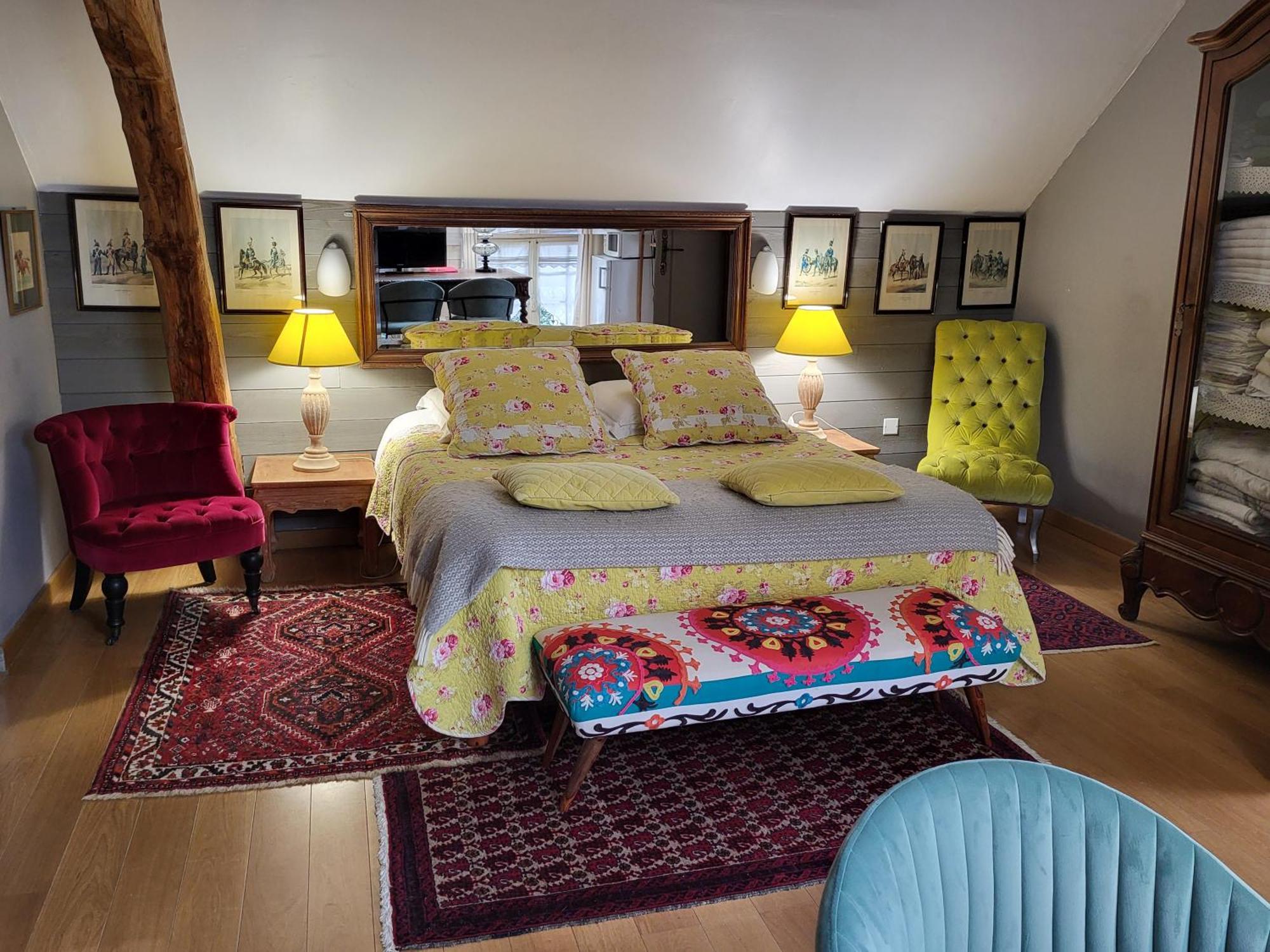 Bed and Breakfast Les Glycines Ury Exteriér fotografie